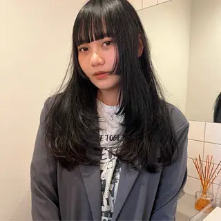 ロング 舟橋耀/ブリーチカラ ー/レイヤーカットのヘアスタイル