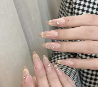 ネイル By moonネイル 🌷ワンホン/韓国風のネイルデザイン