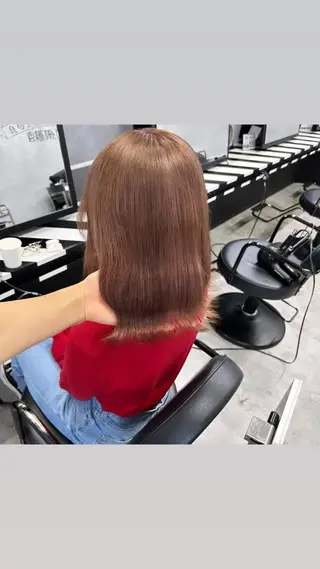 ミディアム Hui.所属・縮毛矯正・髪質改善 特化 出納 直起のヘアスタイル