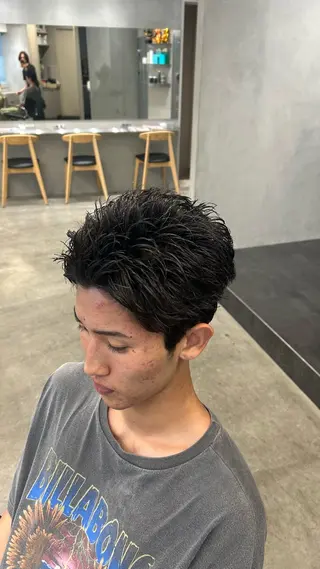 パーマ メンズ 藤平海音/fifth PARKのヘアスタイル