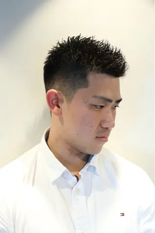 ショート 新宿無料メンズカット 松橋　風弥のヘアスタイル