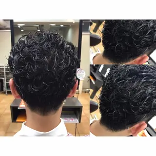 パーマ メンズ 🫧透け感⋆艶髪💎 山口アヤカのヘアスタイル