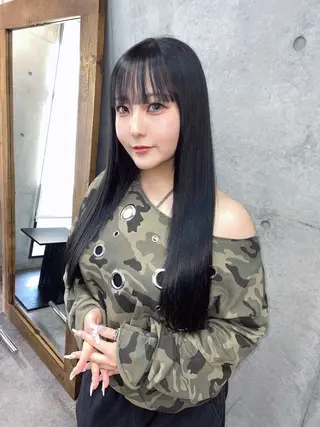 ロング カラー one eighty所属・★韓国メンズ/カラー /パーマrinka★のヘアスタイル