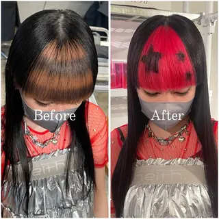 ロング カラー ムラ修正/ ハイトーン💖Riaのヘアスタイル
