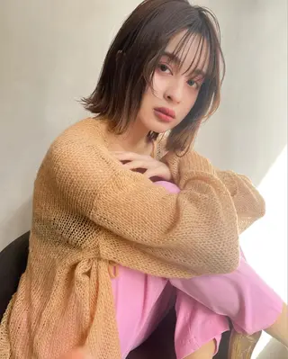 ショート カラー ショート/ボブ/ 心斎橋/宮脇美奈のヘアスタイル