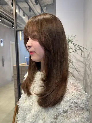 ロング カラー 透明感カラー✨艶髪 制作🌱山根あゆみのヘアスタイル