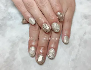 ネイル ネイルリボン 伊藤のネイルデザイン