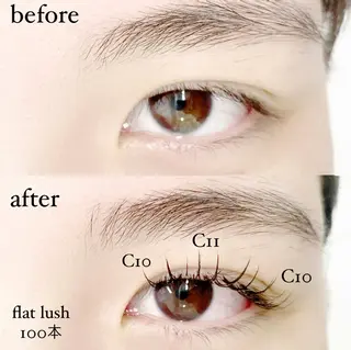 マツエク・マツパ cheri 外島のマツエク・マツパデザイン