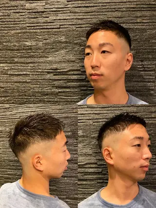 ショート メンズ カット指名No1漆原 聡のヘアスタイル