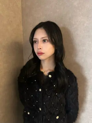 ロング カラー 韓国/レイヤー/ 透明感🩶ひかる🩶のヘアスタイル