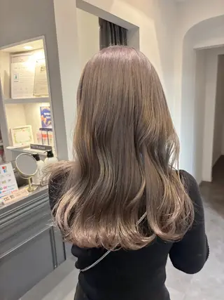 セミロング 栗林 茉那のヘアスタイル