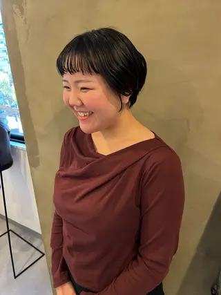 ショート 東村 桃花のヘアスタイル