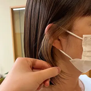 ミディアム Wカラー🐾 ハルナのヘアスタイル