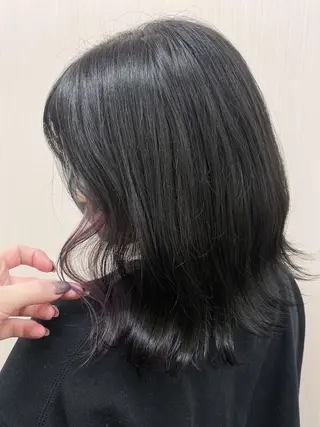 ミディアム 心斎橋ヘアカラー 海外ﾚｲﾔｰ/マリナのヘアスタイル
