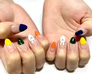 ネイル 0203ムニムサン 💙Mihoのネイルデザイン