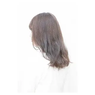 セミロング カラー 原田 祥彰のヘアスタイル