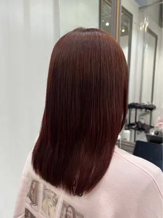 セミロング カラー ⠀ 那月のヘアスタイル