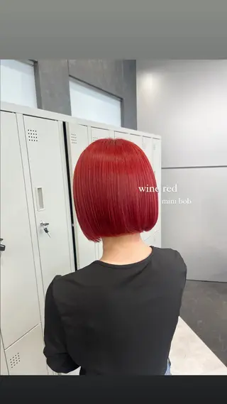 ショート カラー ヘアアレンジ ハイトーン/透明感 髪質改善/rinaのヘアスタイル