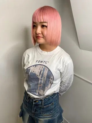 ミディアム カラー land所属・透明感カラー/レイヤ ー🌙Honokaのヘアスタイル