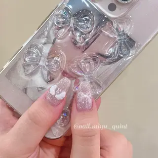 ネイル 𝕄𝕚𝕪𝕦🤍 自由が丘⌇パラジェルのネイルデザイン