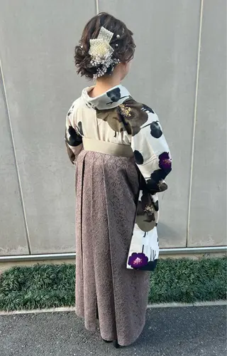 ロング ヘアアレンジ 石原 姫菜のヘアスタイル