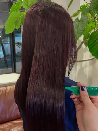 ルチア　パリ所属・ブリーチカラーモデル yunaのヘアスタイル