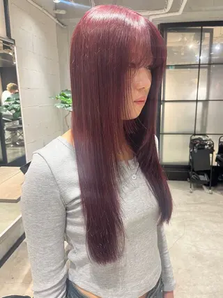 ロング カラー Juna✂️ レイヤー / ボブのヘアスタイル