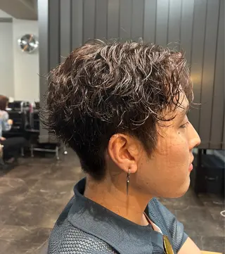 パーマ メンズ メンズパーマ専門店 【店長】⚜️イチカワのヘアスタイル