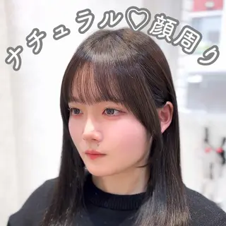 ロング カラー パーマ suzuka/透明感 /顔周り/美髪矯正のヘアスタイル