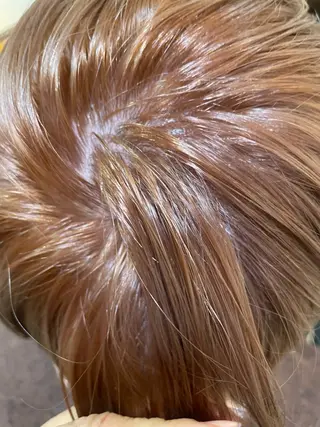 ミディアム カラー メンズ RIN／韓国ヘア レイヤーカットのヘアスタイル