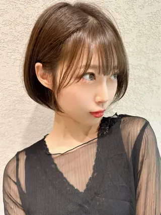 ショート カラー レイヤー❣️縮毛矯正 川村利幸のヘアスタイル