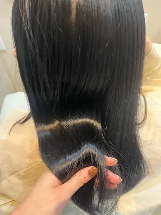 ロング カラー ramphy 加藤 美羽のヘアスタイル