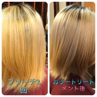 カラー 長谷川 薫のヘアスタイル