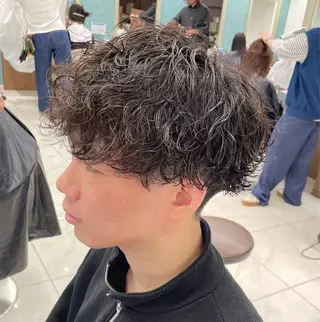 ショート パーマ メンズ 【メンズ特化】 池田大成✂︎のヘアスタイル