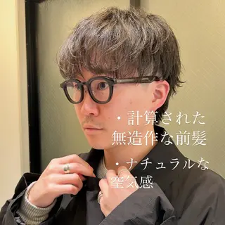 ショート パーマ cue所属・銀座バレイヤージュ 蓑田朝菜のヘアスタイル