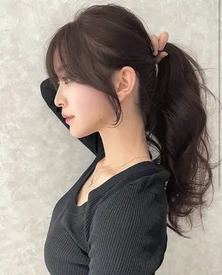 ロング ❄️暗髪/透明感❄️ /reyのヘアスタイル