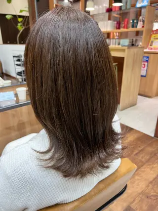 セミロング カラー 🌻井上 マリー🌻のヘアスタイル