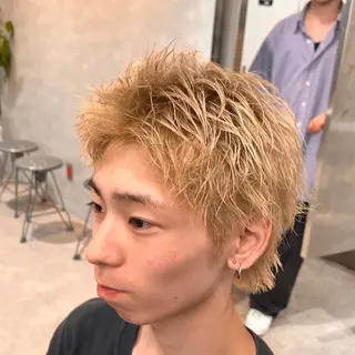 メンズ 🔥シャドウパーマ 特化🔥勇斗のヘアスタイル