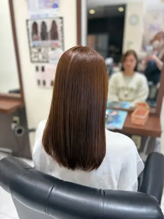 ロング カラー 横手 亜紀のヘアスタイル