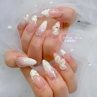 ネイル ラベンダー💖日暮里 ルル💖ネイルのネイルデザイン