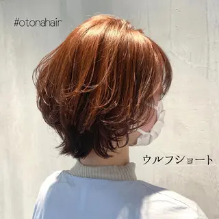 ショート カラー DX SHARE SALON所属・matka白髪ぼかし 大人ヘア/KEIKOのヘアスタイル