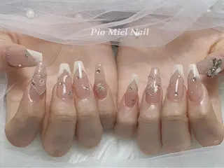 ネイル HANA 長さだしのネイルデザイン