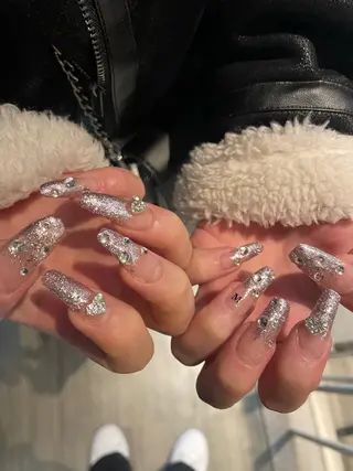 ネイル 🫧飛山琉桜/二条 ネイルアート/束感のマツエク・マツパデザイン