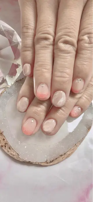 ショート カラー キッズ ネイル マツエク・マツパ 💎ビューティサロン 湘南　RIRAN💎のネイルデザイン