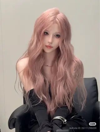 ロング ナナ♡レイヤーカット ♡似合わせカラーのヘアスタイル