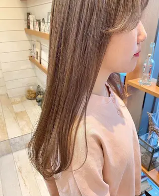 ロング カラー 渋谷/韓国風 西原直樹のヘアスタイル