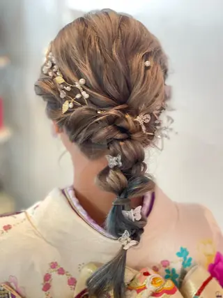 ヘアアレンジ Meili メイリのマツエク・マツパデザイン