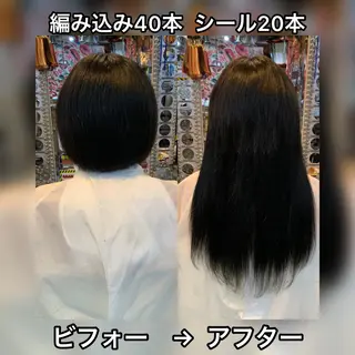 ショート カラー ヘアアレンジ haco+所属・🌈派手髪エクステ ブレイズ🌈ひろとのヘアスタイル