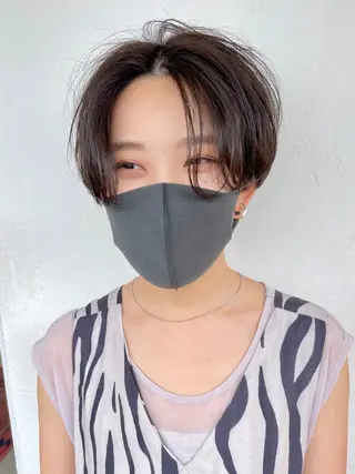 ショート カラー ショート・ボブ 徳竹淳一のヘアスタイル