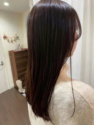 ミディアム カラー 山本 優音のヘアスタイル